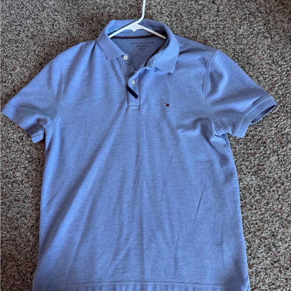 Tommy Hilfiger Light Blue Polo Shirt